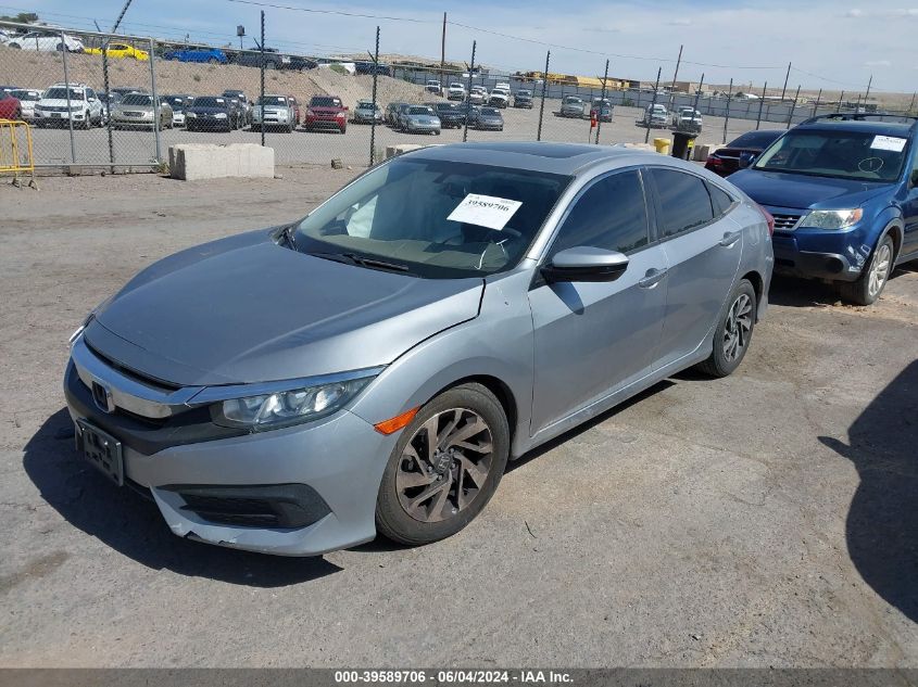 2017 Honda Civic Ex VIN: 19XFC2F78HE078787 Lot: 39589706