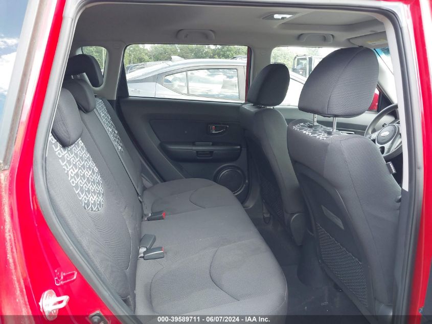 2010 Kia Soul + VIN: KNDJT2A2XA7190678 Lot: 39589711