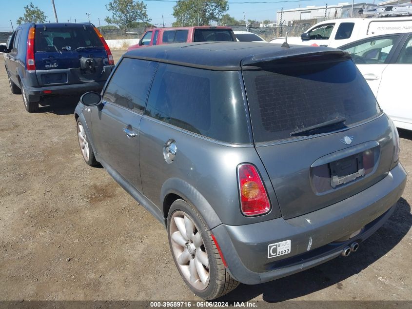 2003 Mini Cooper S VIN: WMWRE33453TD69593 Lot: 39589716