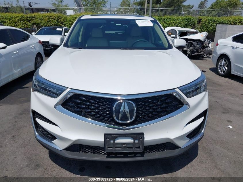 2021 Acura Rdx Technology Package VIN: 5J8TC1H58ML006516 Lot: 39589725