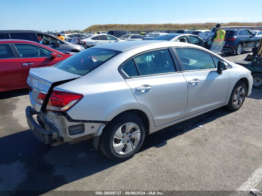 2015 Honda Civic Lx VIN: 19XFB2F55FE259120 Lot: 39589727