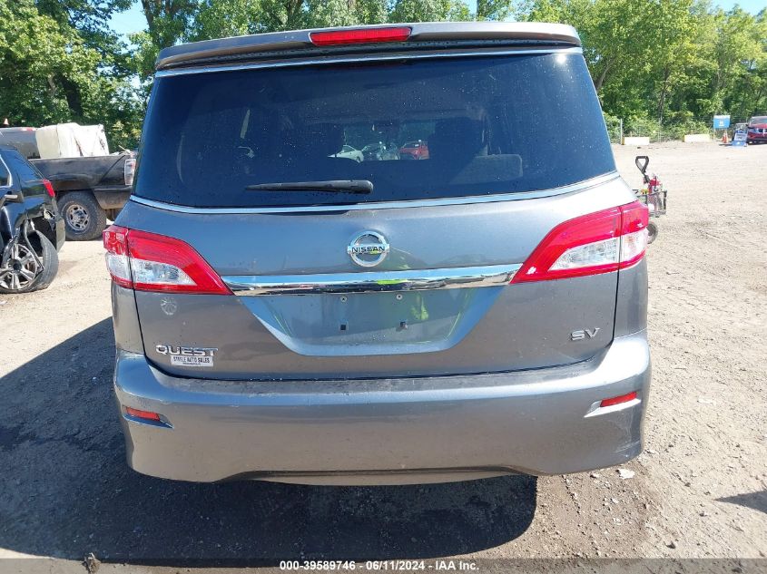 2015 Nissan Quest Platinum/S/Sl/Sv VIN: JN8AE2KPXF9126791 Lot: 39589746