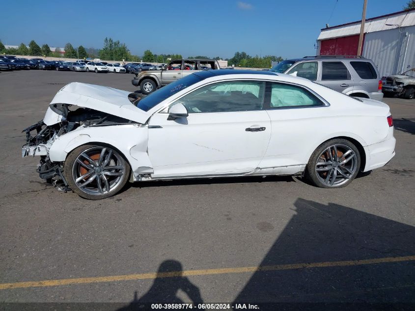 2018 Audi A5 2.0T Premium VIN: WAUTNAF58JA000778 Lot: 39589774