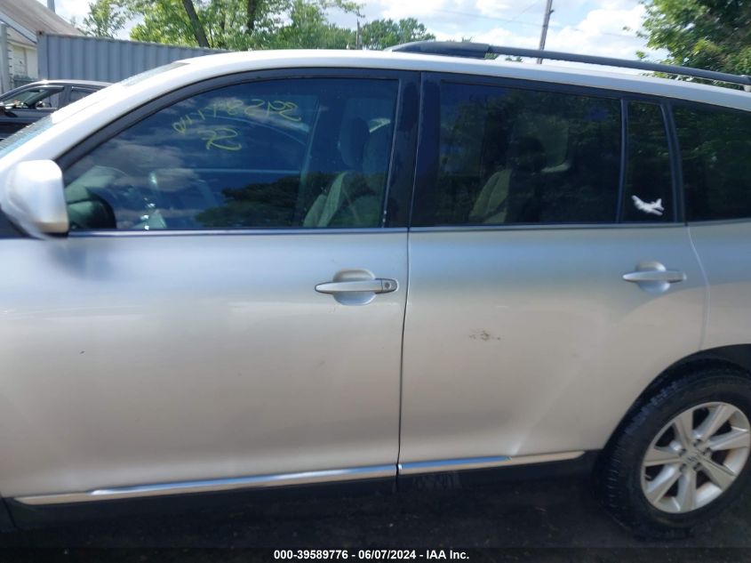 2011 Toyota Highlander Base V6 VIN: 5TDBK3EH4BS049608 Lot: 39589776