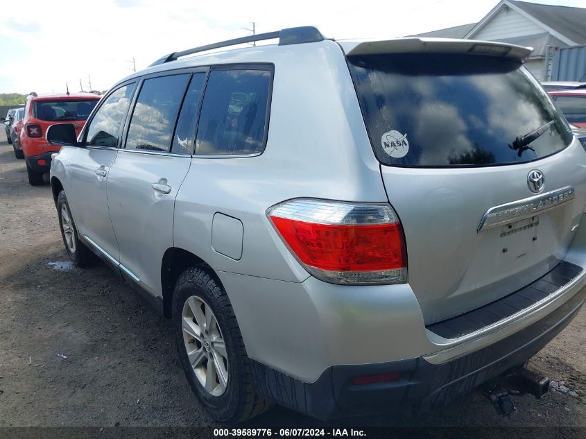 2011 Toyota Highlander Base V6 VIN: 5TDBK3EH4BS049608 Lot: 39589776