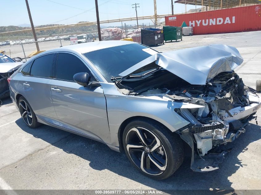 2022 Honda Accord Sport VIN: 1HGCV1F37NA116739 Lot: 39589777