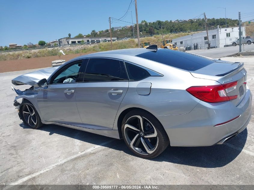2022 Honda Accord Sport VIN: 1HGCV1F37NA116739 Lot: 39589777