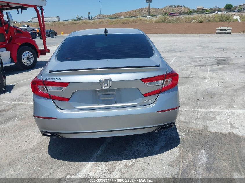 2022 Honda Accord Sport VIN: 1HGCV1F37NA116739 Lot: 39589777