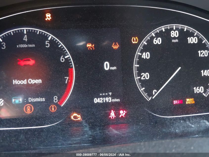 2022 Honda Accord Sport VIN: 1HGCV1F37NA116739 Lot: 39589777