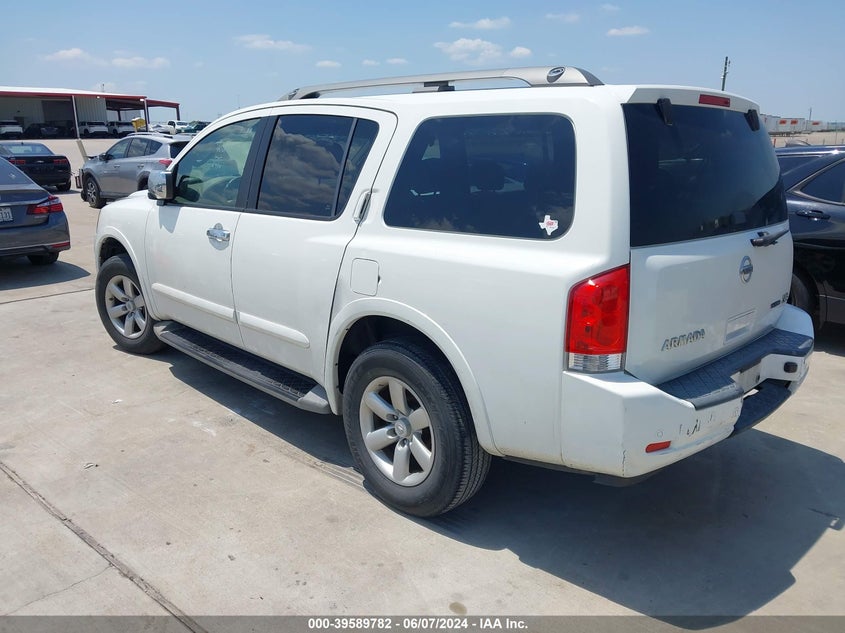 2010 Nissan Armada Se VIN: 5N1BA0ND1AN605906 Lot: 39589782