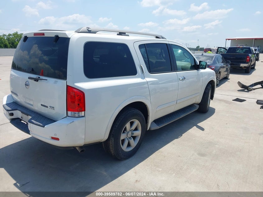 2010 Nissan Armada Se VIN: 5N1BA0ND1AN605906 Lot: 39589782