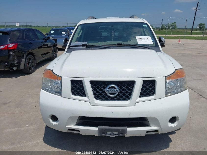 2010 Nissan Armada Se VIN: 5N1BA0ND1AN605906 Lot: 39589782