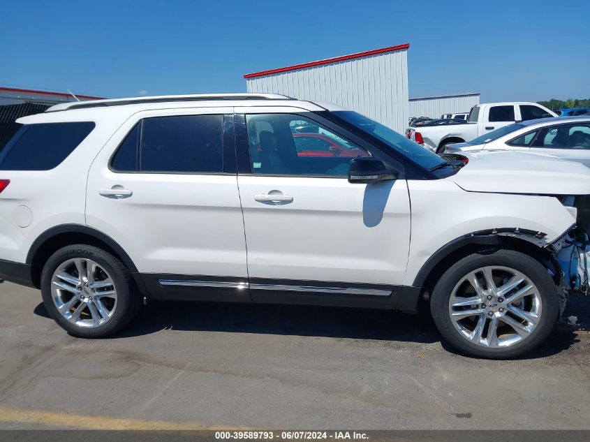 2017 Ford Explorer Xlt VIN: 1FMSK7D83HGC51117 Lot: 39589793