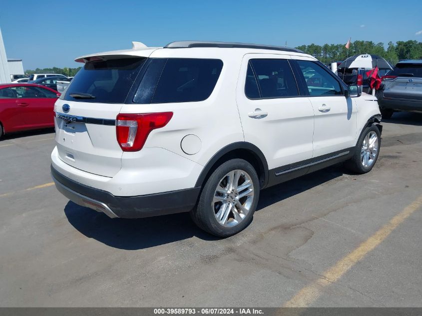 2017 Ford Explorer Xlt VIN: 1FMSK7D83HGC51117 Lot: 39589793