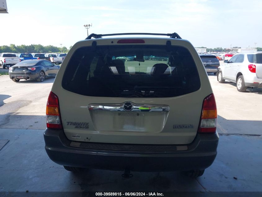 2003 Mazda Tribute Es V6 VIN: 4F2CZ06193KM09870 Lot: 39589815