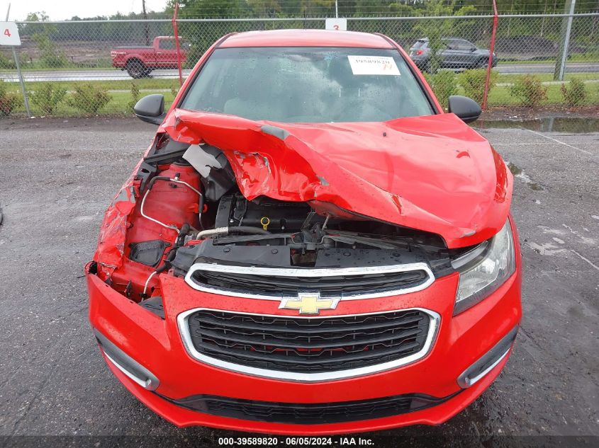 2016 Chevrolet Cruze Limited Ls Manual VIN: 1G1PB5SH2G7169696 Lot: 39589820