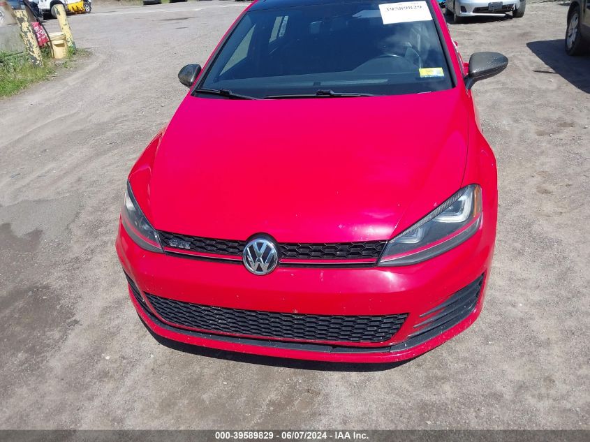 2015 Volkswagen Golf Gti 2.0T Se 4-Door VIN: 3VW5T7AU5FM088246 Lot: 39589829