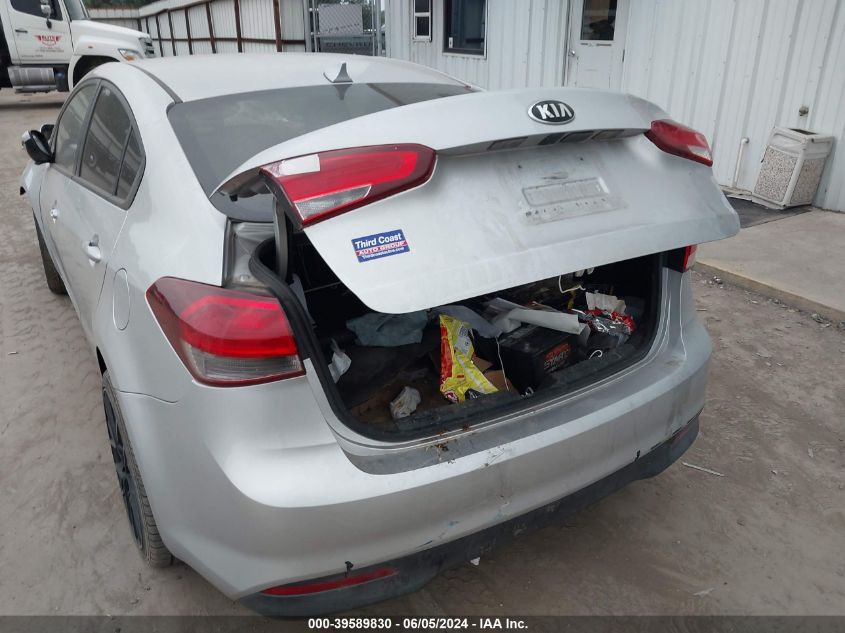 2017 Kia Forte Lx VIN: 3KPFK4A73HE049252 Lot: 39589830