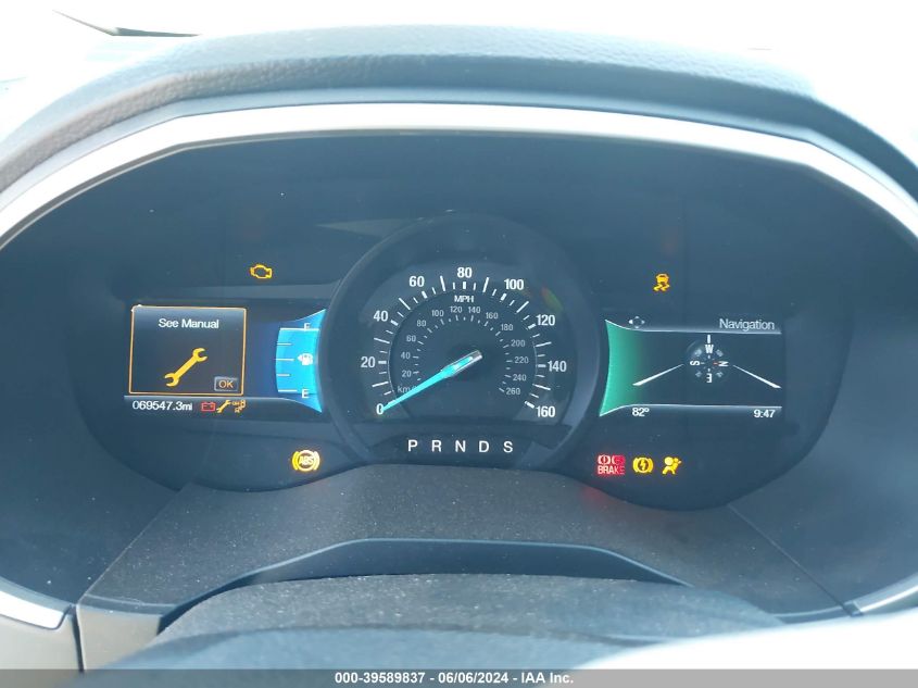 2017 Ford Edge Sel VIN: 2FMPK3J96HBB19264 Lot: 39589837