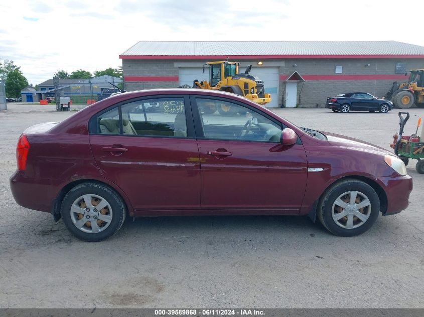 2007 Hyundai Accent Gls VIN: KMHCN46C97U148198 Lot: 39589868