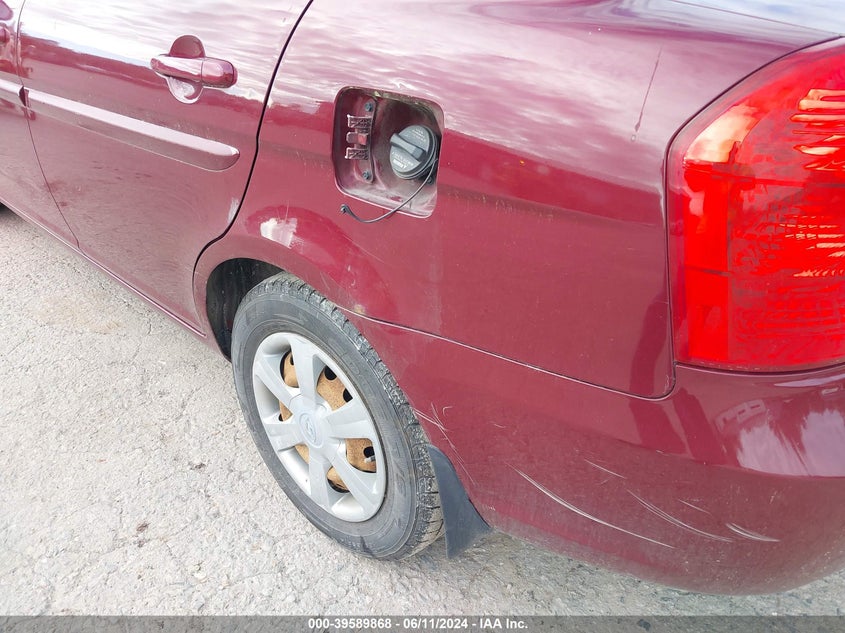 2007 Hyundai Accent Gls VIN: KMHCN46C97U148198 Lot: 39589868