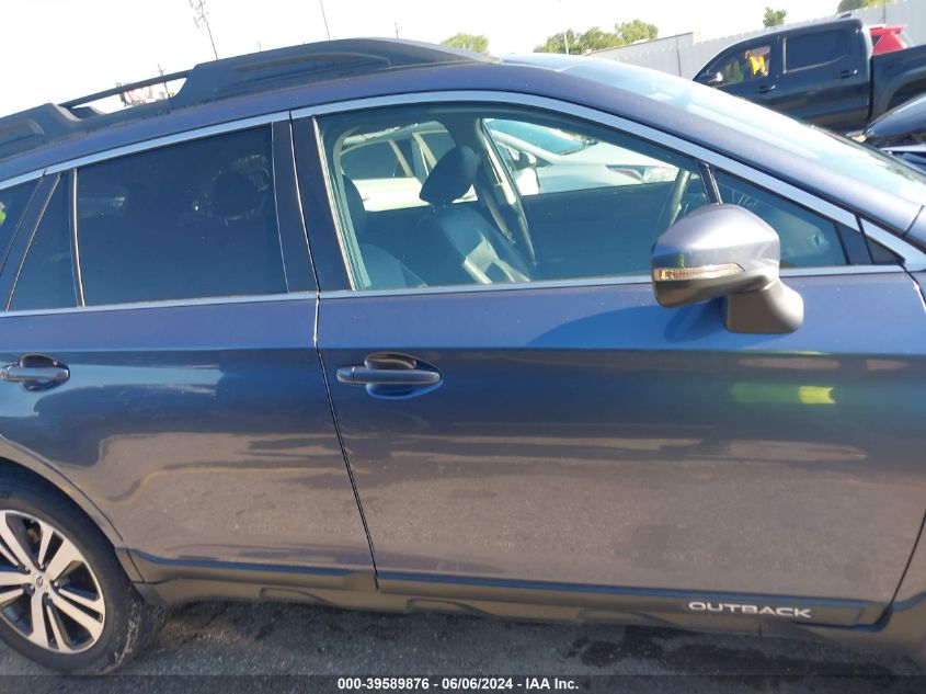 2018 Subaru Outback 2.5I Limited VIN: 4S4BSANCXJ3250823 Lot: 39589876