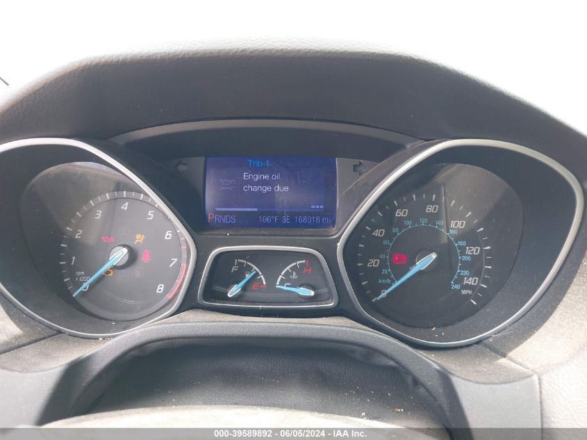 2013 Ford Focus Se VIN: 1FADP3K27DL166362 Lot: 39589892