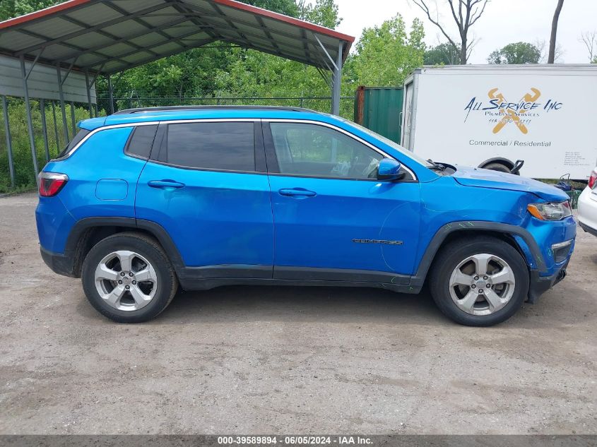 2020 Jeep Compass Latitude Fwd VIN: 3C4NJCBB1LT105401 Lot: 39589894