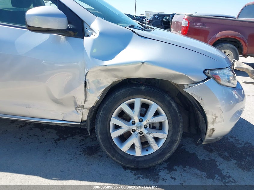 2014 Nissan Murano Le/S/Sl/Sv VIN: JN8AZ1MU0EW407757 Lot: 39589895