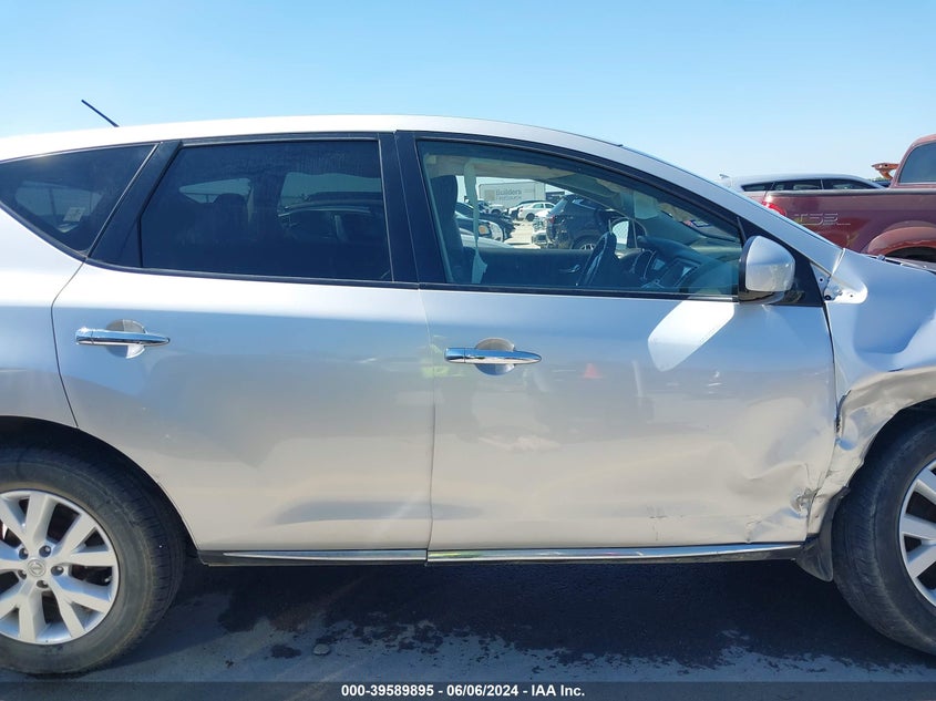 2014 Nissan Murano Le/S/Sl/Sv VIN: JN8AZ1MU0EW407757 Lot: 39589895