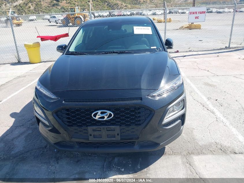 2021 Hyundai Kona Se VIN: KM8K12AA1MU616485 Lot: 39589920