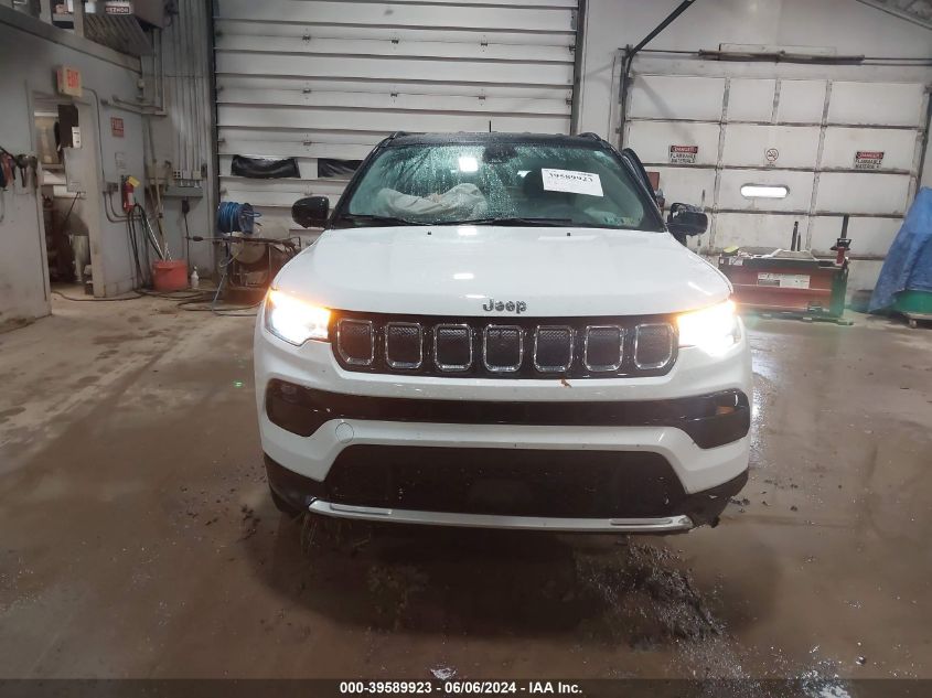 2022 Jeep Compass Limited 4X4 VIN: 3C4NJDCB7NT191532 Lot: 39589923