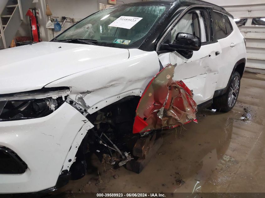 2022 Jeep Compass Limited 4X4 VIN: 3C4NJDCB7NT191532 Lot: 39589923