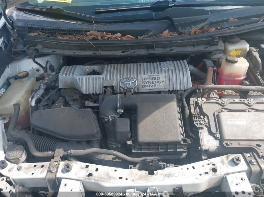 2011 Toyota Prius Two VIN: JTDKN3DU6B0263007 Lot: 39589924