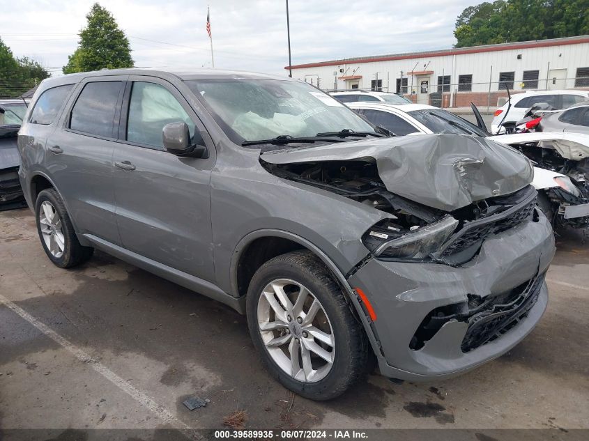 2022 Dodge Durango Gt Plus Awd VIN: 1C4RDJDGXNC183146 Lot: 39589935