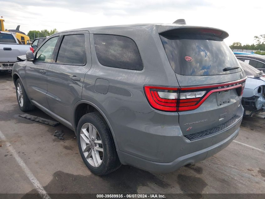 2022 Dodge Durango Gt Plus Awd VIN: 1C4RDJDGXNC183146 Lot: 39589935