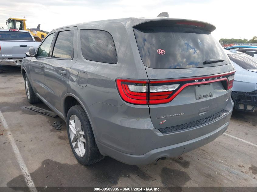 2022 Dodge Durango Gt Plus Awd VIN: 1C4RDJDGXNC183146 Lot: 39589935