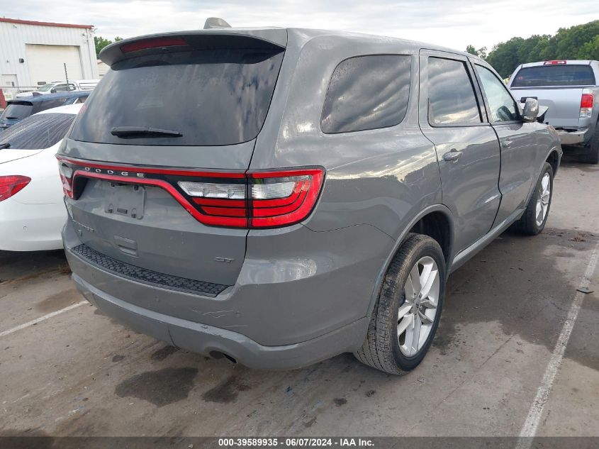 2022 Dodge Durango Gt Plus Awd VIN: 1C4RDJDGXNC183146 Lot: 39589935