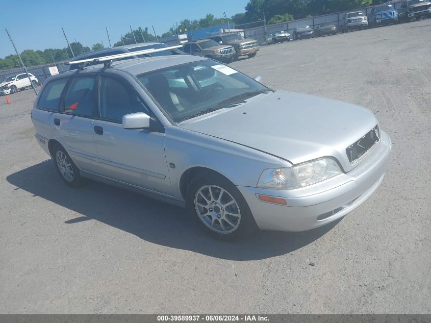 2004 Volvo V40 A/Lse VIN: YV1VW27524F082523 Lot: 39589937