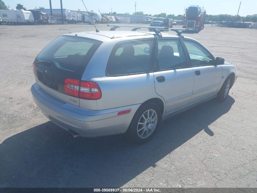 2004 Volvo V40 A/Lse VIN: YV1VW27524F082523 Lot: 39589937