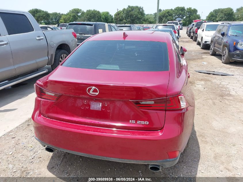 2014 Lexus Is 250 VIN: JTHBF1D28E5040988 Lot: 39589938