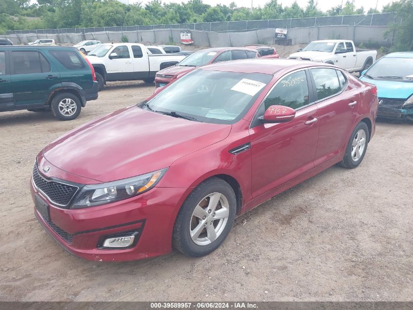 5XXGM4A70FG506831 2015 KIA OPTIMA - Image 2