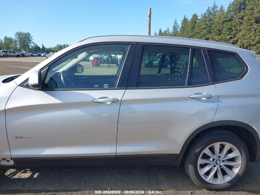 2017 BMW X3 xDrive28I VIN: 5UXWX9C59H0T06058 Lot: 39589959