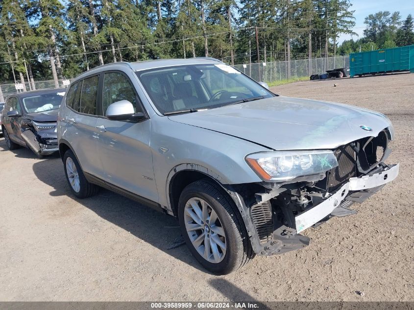 2017 BMW X3 xDrive28I VIN: 5UXWX9C59H0T06058 Lot: 39589959