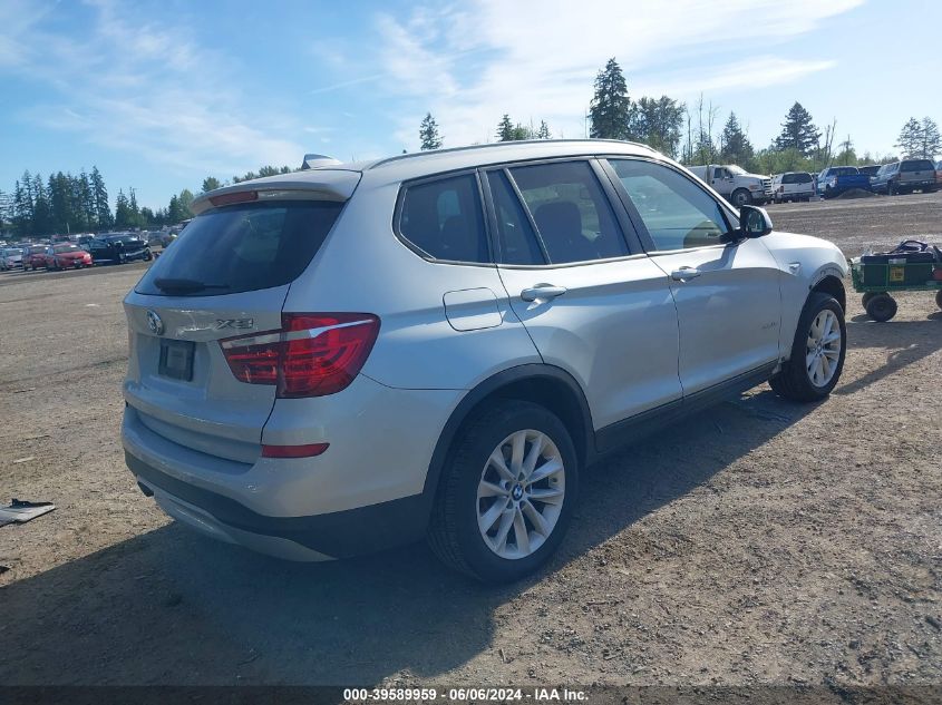 2017 BMW X3 xDrive28I VIN: 5UXWX9C59H0T06058 Lot: 39589959