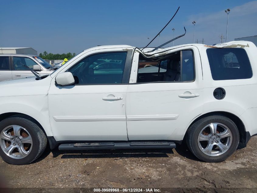 2013 Honda Pilot Ex-L VIN: 5FNYF3H5XDB044954 Lot: 39589968