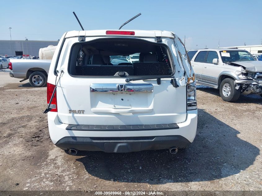 2013 Honda Pilot Ex-L VIN: 5FNYF3H5XDB044954 Lot: 39589968
