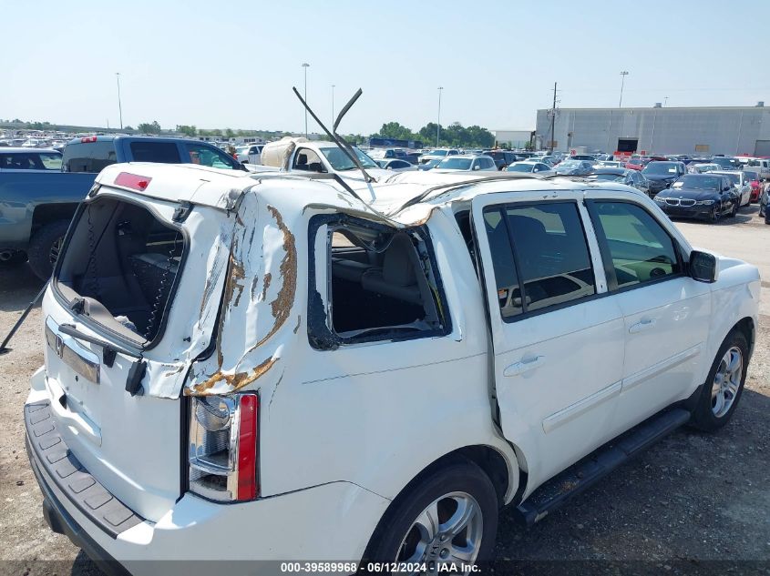 2013 Honda Pilot Ex-L VIN: 5FNYF3H5XDB044954 Lot: 39589968