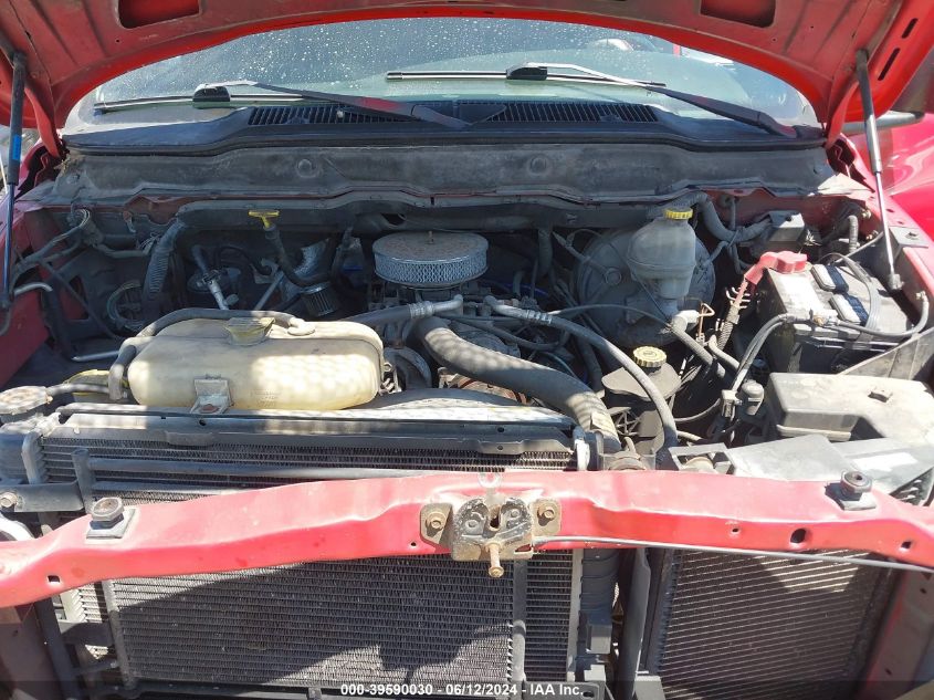 2003 Dodge Ram 1500 Slt/Laramie/St VIN: 1D7HA18Z93S111850 Lot: 39590030