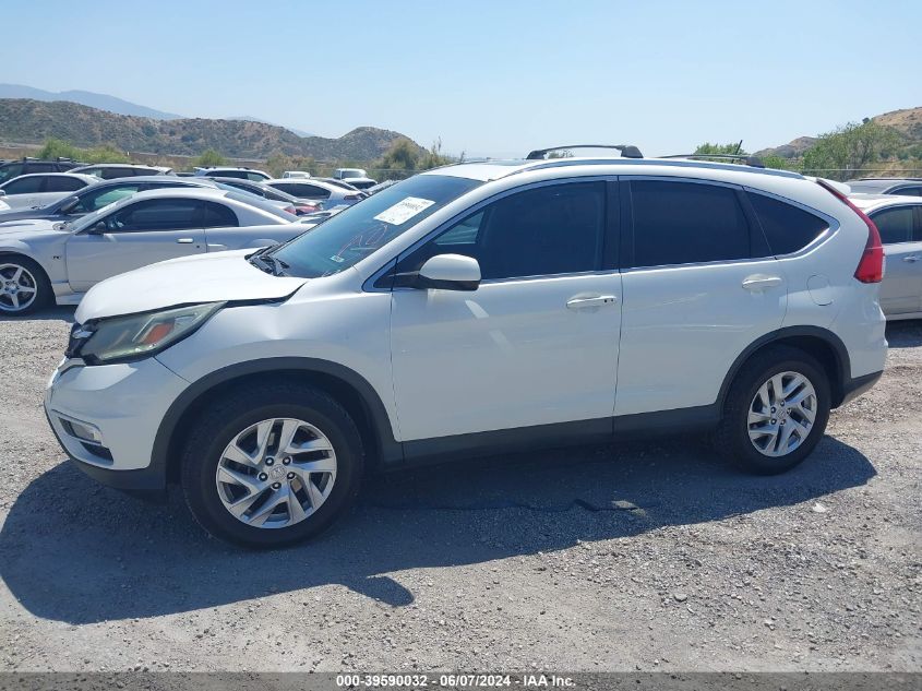 2015 Honda Cr-V Ex-L VIN: 5J6RM3H75FL019627 Lot: 39590032